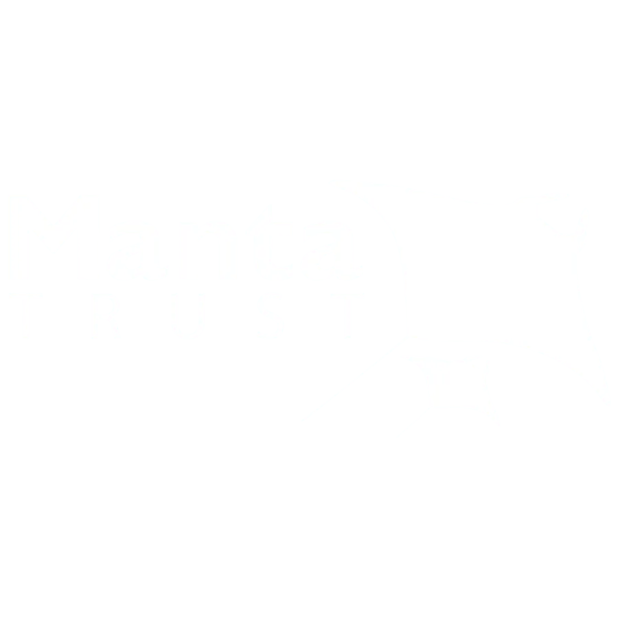 manta-trust-1 White Manta Trust logo with two manta ray silhouettes on a teal background.